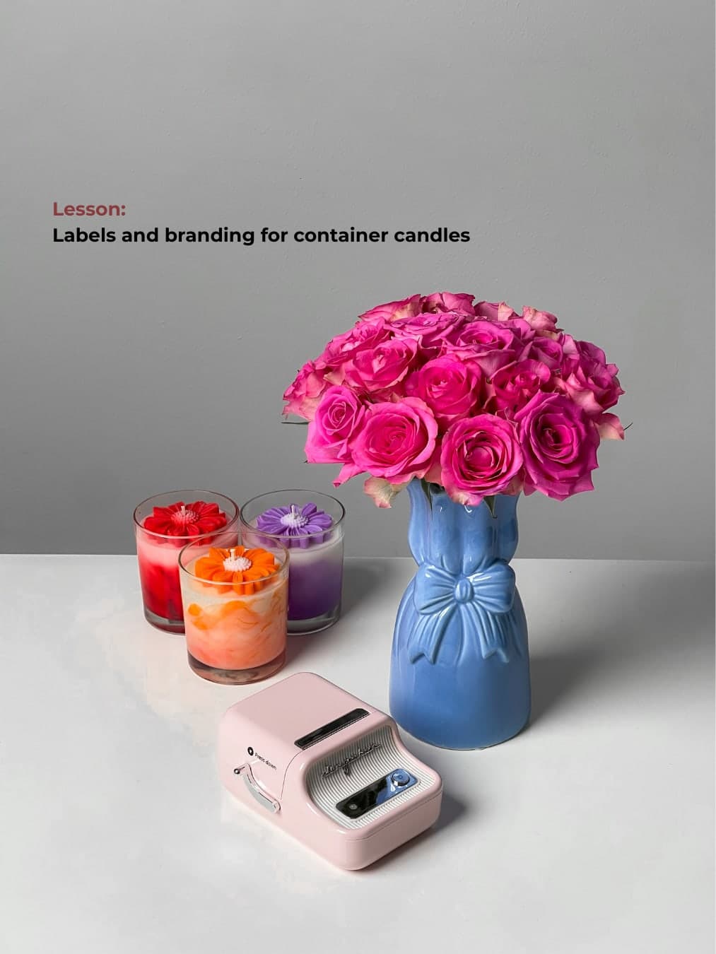 Labels and branding for container candles